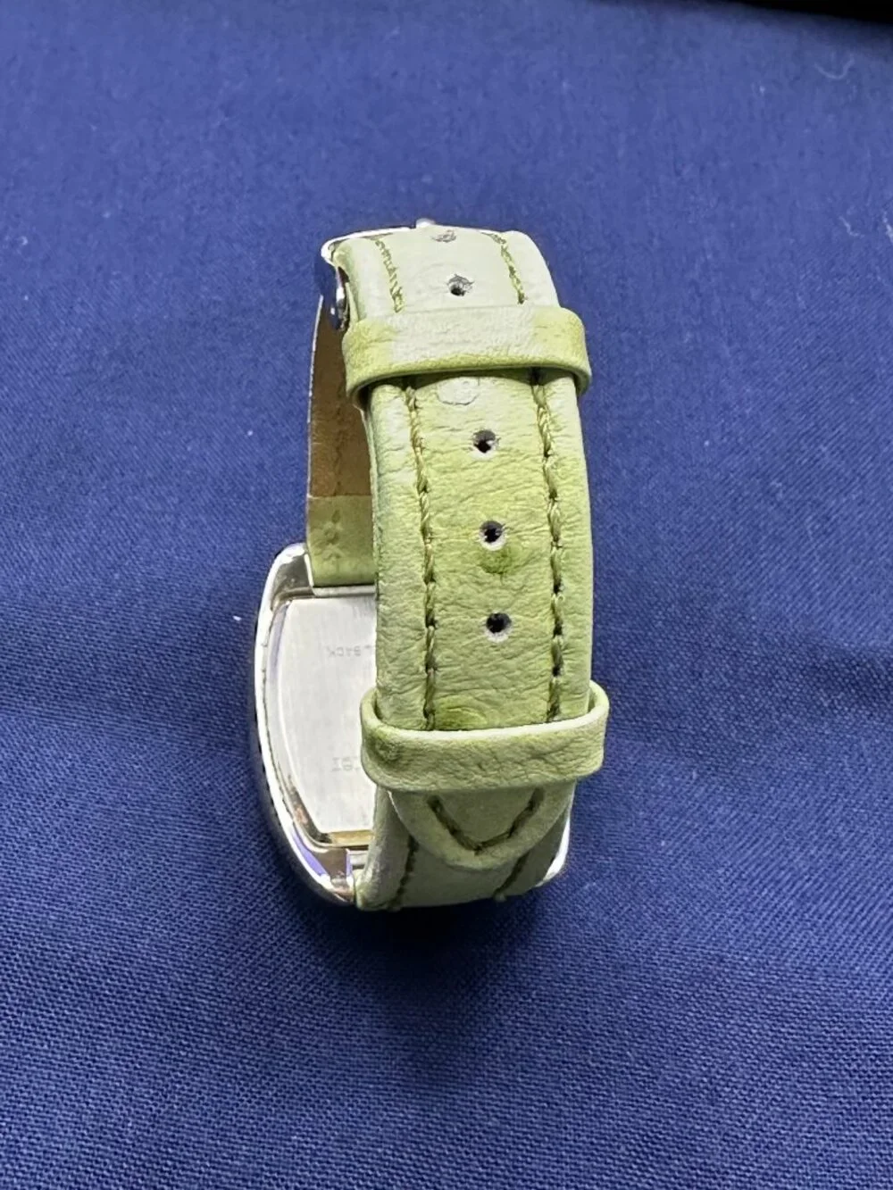 Marcel Drucker Watch Genuine Leather Strap.  Fresh Battery